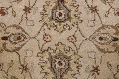 3x5 Geometric Rug, Hand Knotted Floral Rug