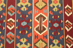 Handwoven Kilim Rug, Geometric Kilim Rug