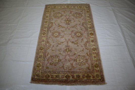 3x5 Hand Knotted Rug, Pakistani Rug, Chobi Rug