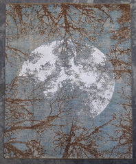 Contemporary Rug, Fine Quality Rug, Hand Knotted Area Rug