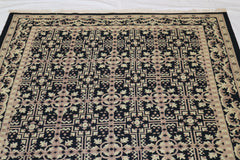 Hand Knotted Rug, Colorful Rug, Indian Wool Rug, 8x10