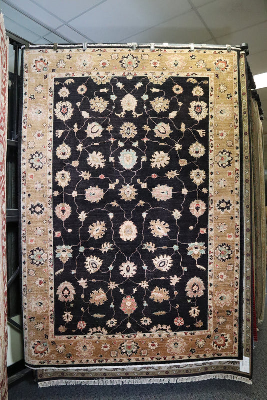 Hand Knotted Pakistani Rug, Oushak Design Rug, Area Rug