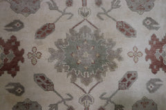 Oushak Rug, Persian Hand Knotted Rug, 8x10 Area Rug