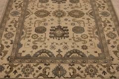 Persian Design Rug, Area Rugs 9x12, Oushak Rug, Living Room Rug