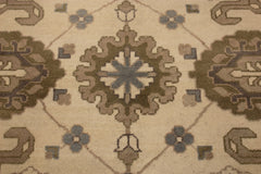 Persian Design Rug, Area Rugs 9x12, Oushak Rug, Living Room Rug