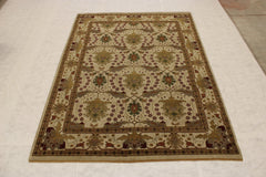 Ivory Rugs, Bright Rug, Turkish Knot Rug, Rug 9x12, Office Rugs