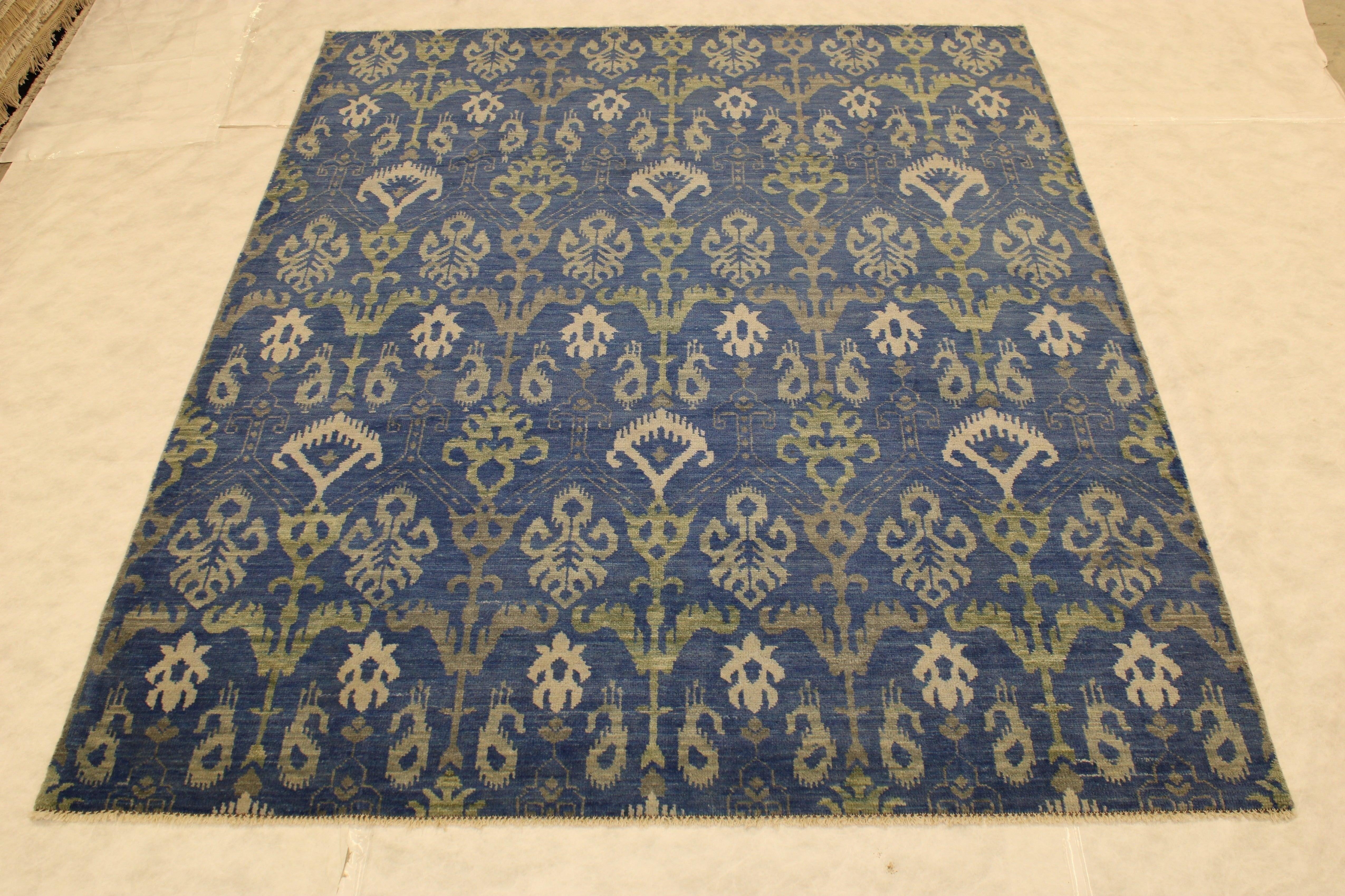Oushak Ganga Rug, Hand Knotted Rug, Rug Decor, Indian Rugs For Sale