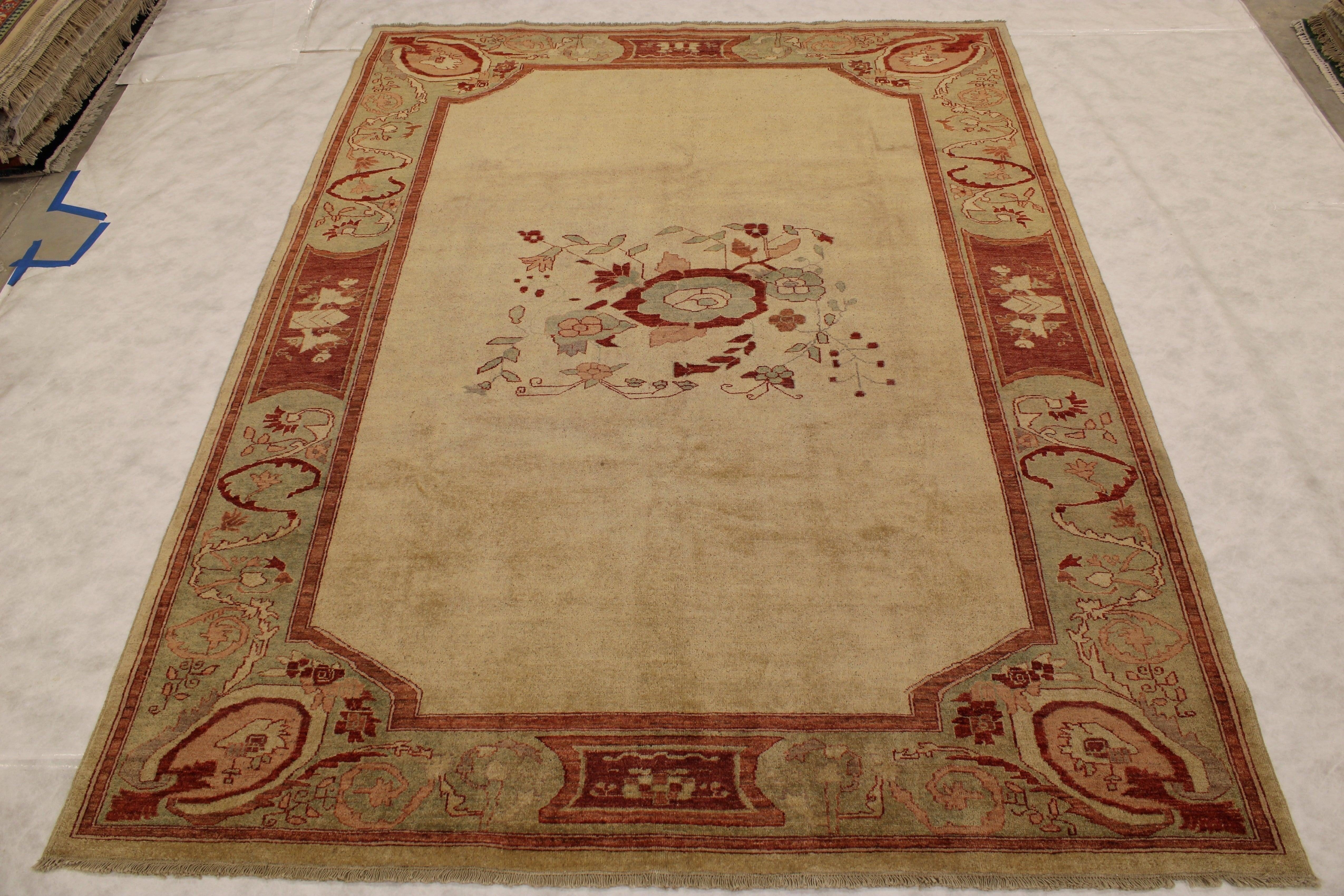 Peshawar Rug, Hand Knotted Wool Rugs, Area Rugs 8x11, Rugs For living Room