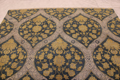 Multicolored Rug, Persian Rugs, Silk Flower Rug, Area Rug In Bedroom, 8x10 Rugs