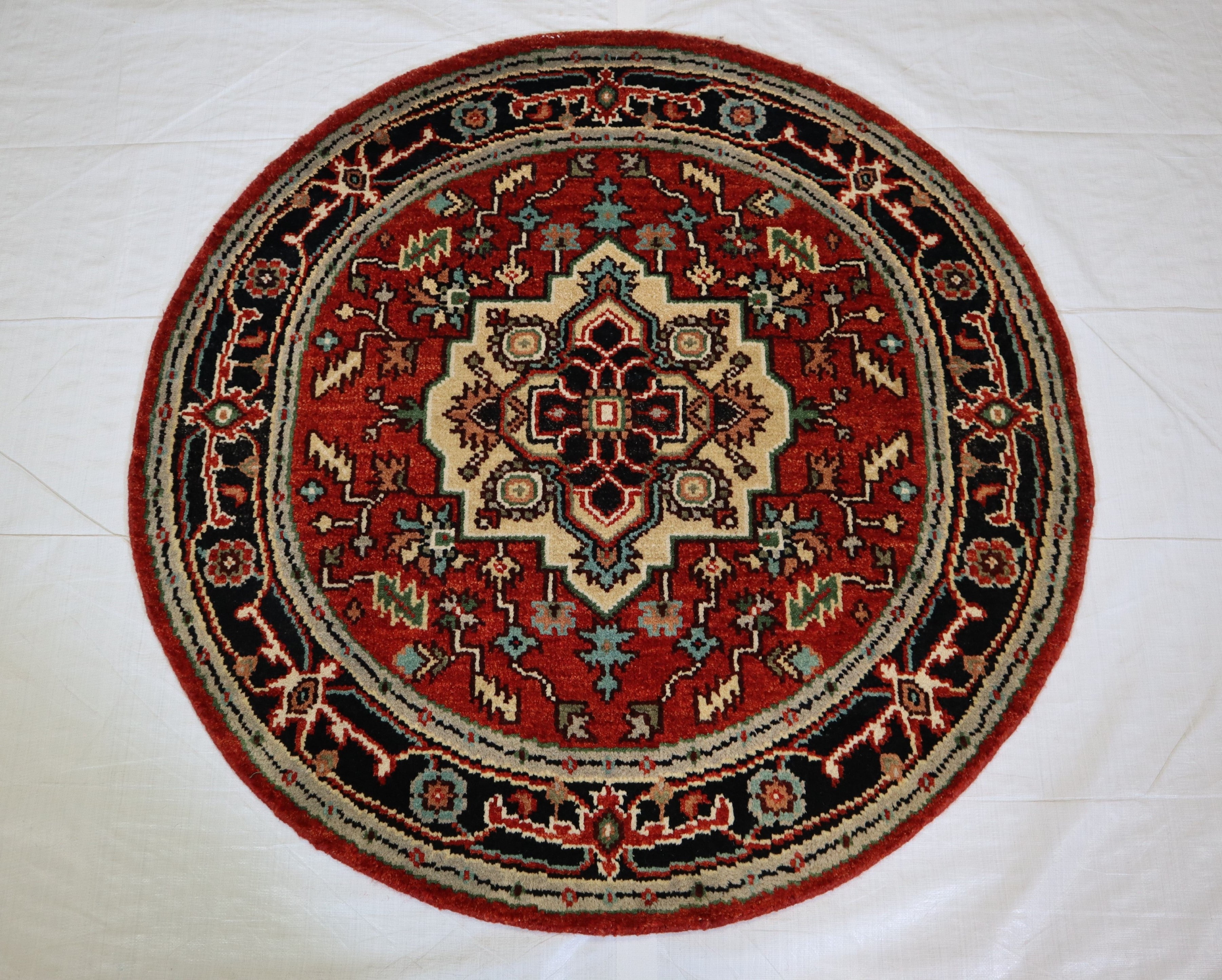 Serapi Rug, Indian Rug, Colorful Area Rug, Rug For Kitchen