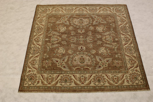 Chobi Rug, Afghan Rug, Area Rug 6x6, Living Room Rugs, Bedroom Rugs