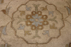 Round Rug, Oushak Rug, Hand Knotted Wool Rug, Round Carpet, Indian Rug
