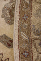 Modern Persian Rugs, Round Rug, Oushak Rug, Round Kitchen Rug