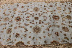 Persian Rugs, Colorful Area Rugs, Silk Flower Rug, 6x9 Rugs, Indian Rug