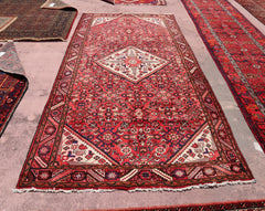 Persian Bakhtiari Rug, Hand Knotted Authentic Rug