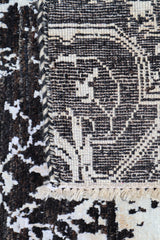 Contemporary Rug, 8x10 Afghan Rug, Natural Multi, Wool Rugs