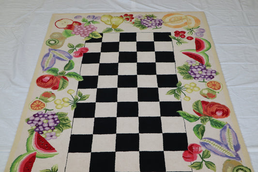 Hand Tufted Rug, Colorful Rug