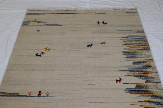 Traditional Rug, Hand Knotted Rug, 5x8 Area Rug