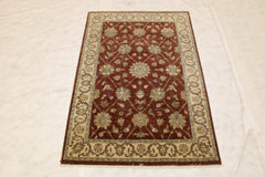 4x6 Oriental Rug, Indian High Twist Rug