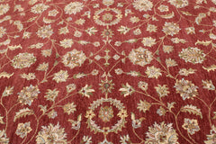 Hand Knotted Indian Rug, 8x10 Area Rug, Wool Rug