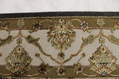 Silk Flower Rug, Persian Design Rug, 6x9 Area Rug