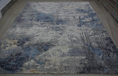 Contemporary Rug, Multi Colored Wool Rug, Rugs To Go