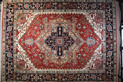 Serapi Rug, Area Rug 9x12, Hand Knotted Wool Rug
