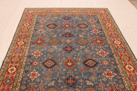 Tribal Rug, Kazak Rug, Afghan Rug, Colorful Rugs, What Size Rug For Bedroom 