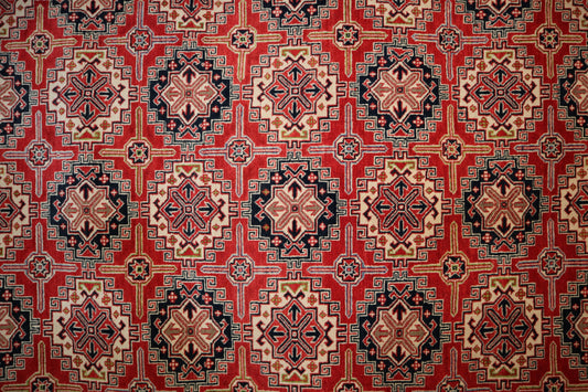 Kazak Rug, Tribal Rug, Afghan Rug 9x12, arearugs.com