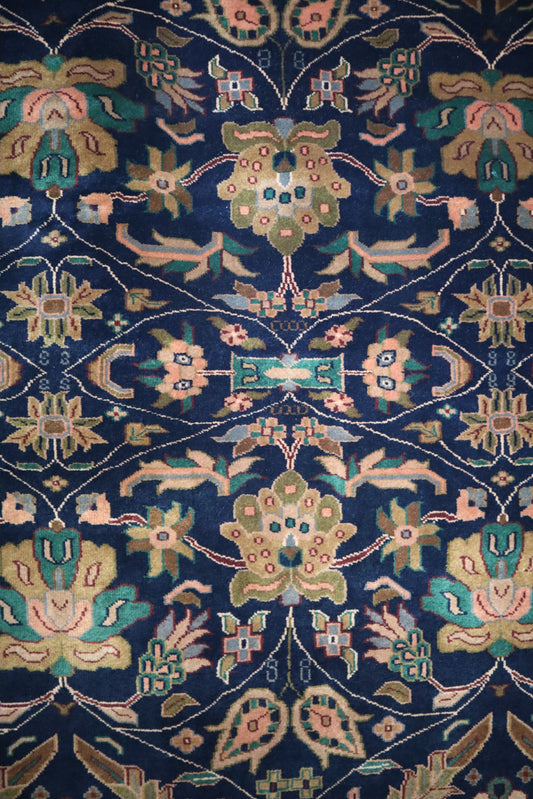 Hand Knotted Rug, Indian Rug, Colorful Rug, Area Rugs For Living Room
