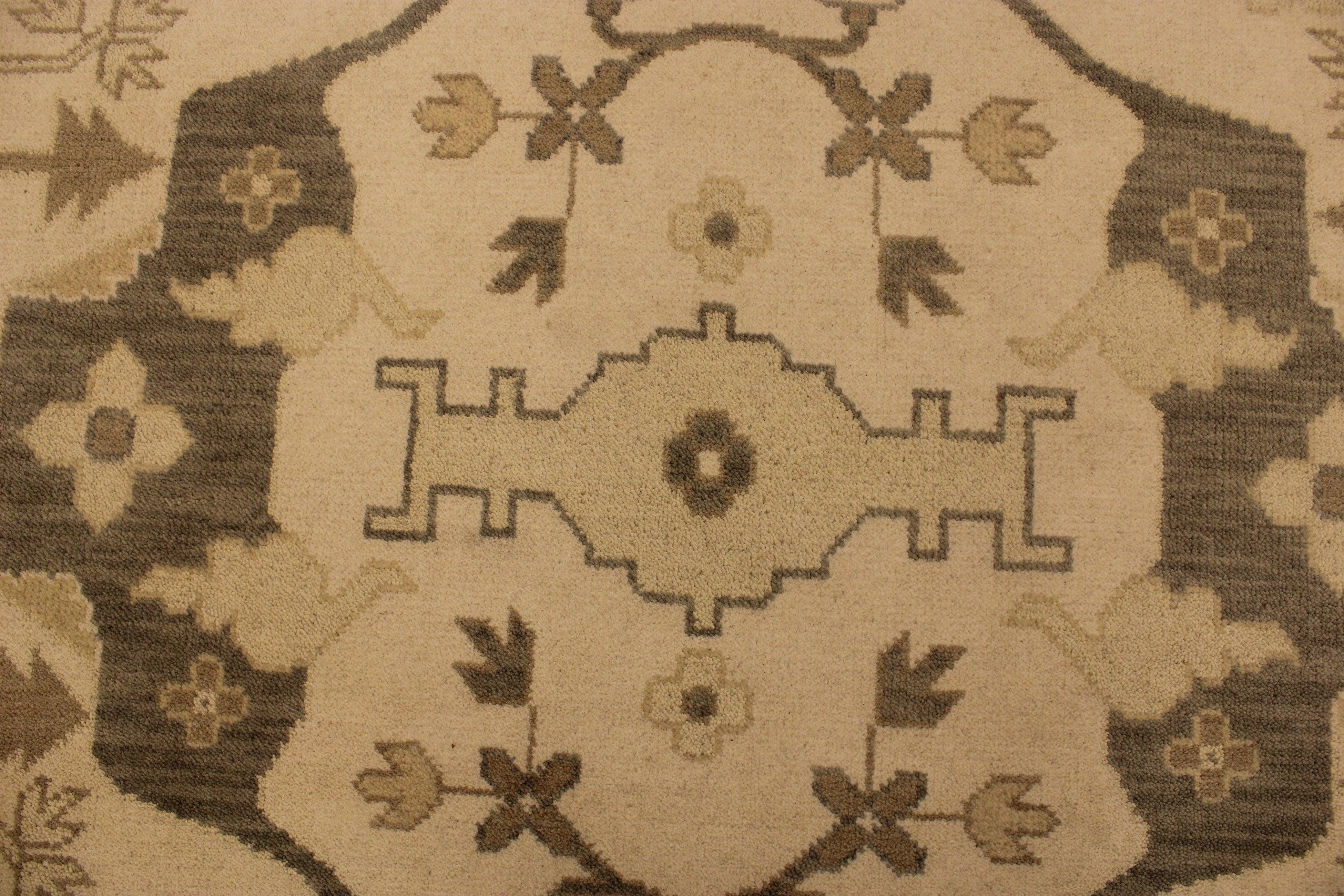 10'0" x 14'0" Oushak Hand Knotted Rug