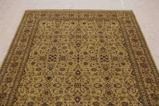 Pak Persian Rug, Authentic Rug, Ivory Rugs, Bedroom Rug, 9x12 Rug