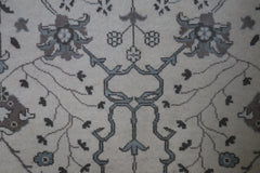 Indian Oushak Rug, Hand Knotted Persian Rug