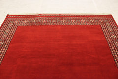 Bokhara Rug, Red Oriental Rugs, Knotted Rug, Pakistani Rugs, Area Rug 