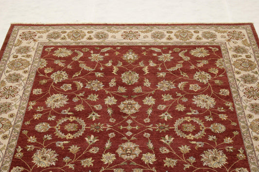 Agra Rug, Geometric Rug, Natural Dyes Rug, Rug Size For King Bed