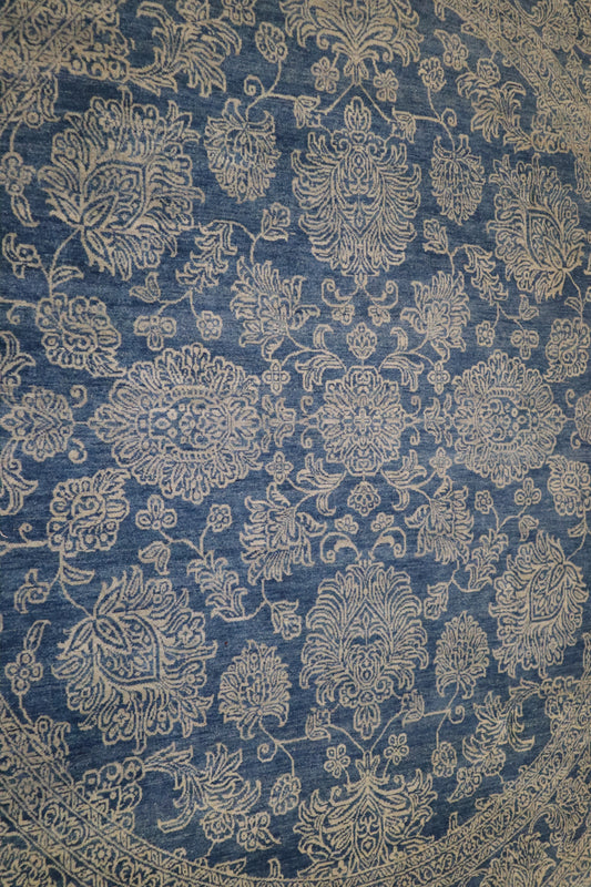 Oushak Rug, Traditional Rug, Hand Knotted Round Rug