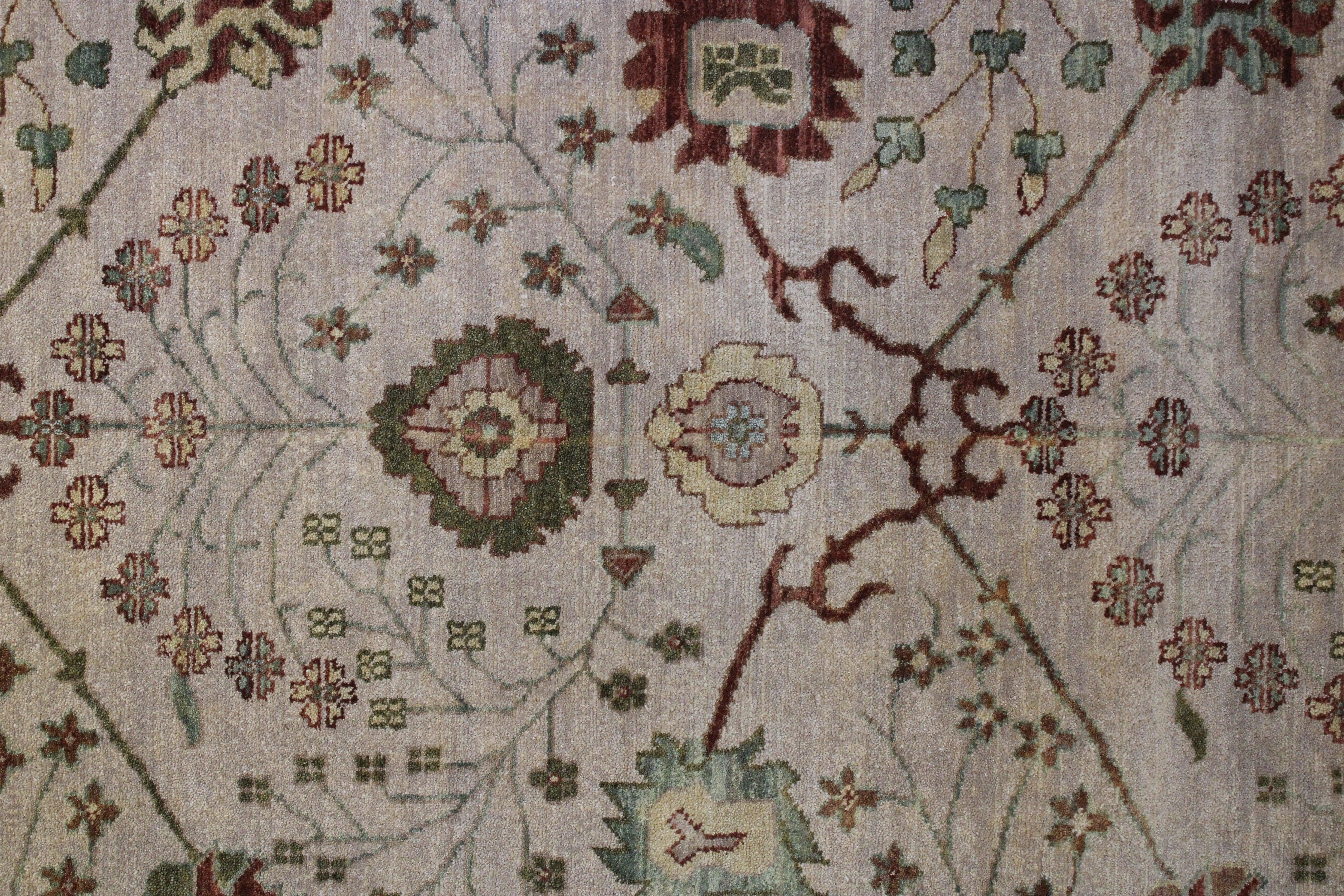Antique Rug, Afghan Rugs, Oushak Rug, Geometric Rugs, 8x10 Rug 
