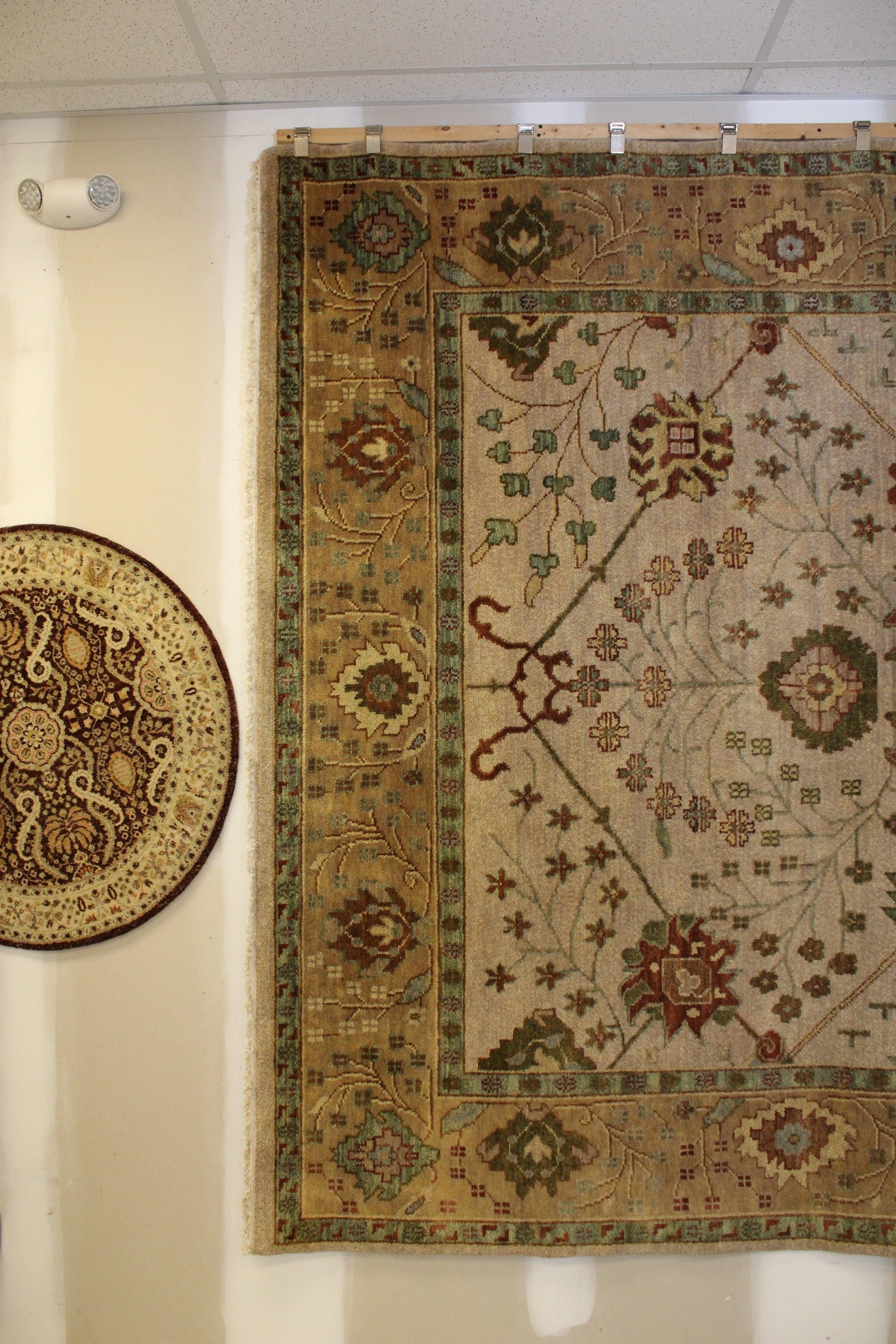Antique Rug, Afghan Rugs, Oushak Rug, Geometric Rugs, 8x10 Rug 