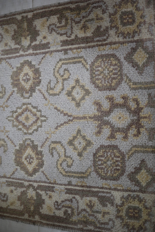 Oushak Rug, Persian Rug, Hand Knotted Wool Rug, 2x3