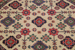 Kazak Rug, Round Rugs, Afghan Rug, Colorful Rugs, Round Carpet 