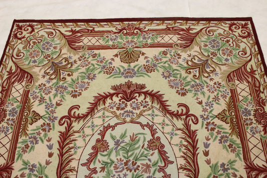 Tapestry Rug, Needlepoint Rug, Colorful Area Rugs, 5x7 Rugs, Bedroom Rugs