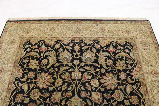 Hand Knotted Wool Rug, Indian Rugs, Area Rug, Discounted Rugs, 6x9 Rug