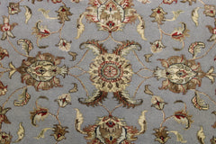 6'0" x 8'11" Silk Flower Hand Knotted Rug