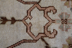 Antique Oushak Rug, Geometric Rug, Hand Knotted Indian Rug